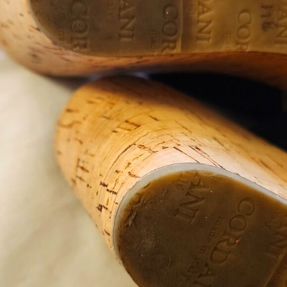 CODANI Jan Suede Upper Cork Platform Wedge in Crosta Blue Scuro Size 38 US 7.5 - Picture 7 of 8